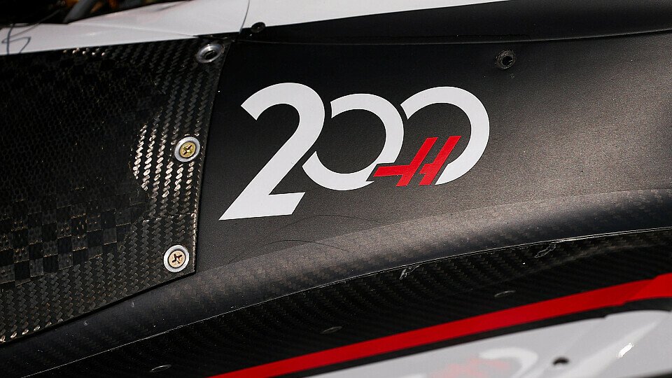 Logo zum 200. Grand Prix von Haas F1 Team 