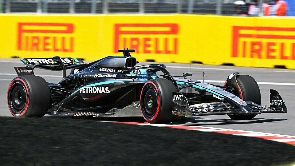 George Russell im Mercedes