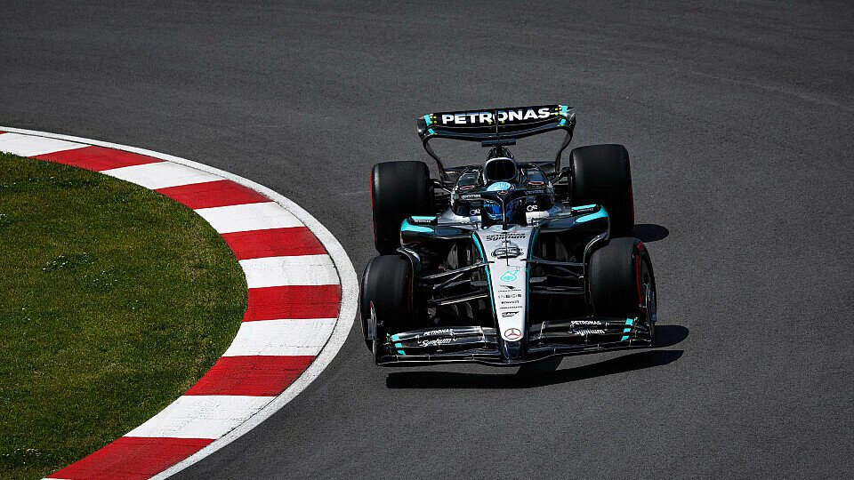George Russell im Mercedes