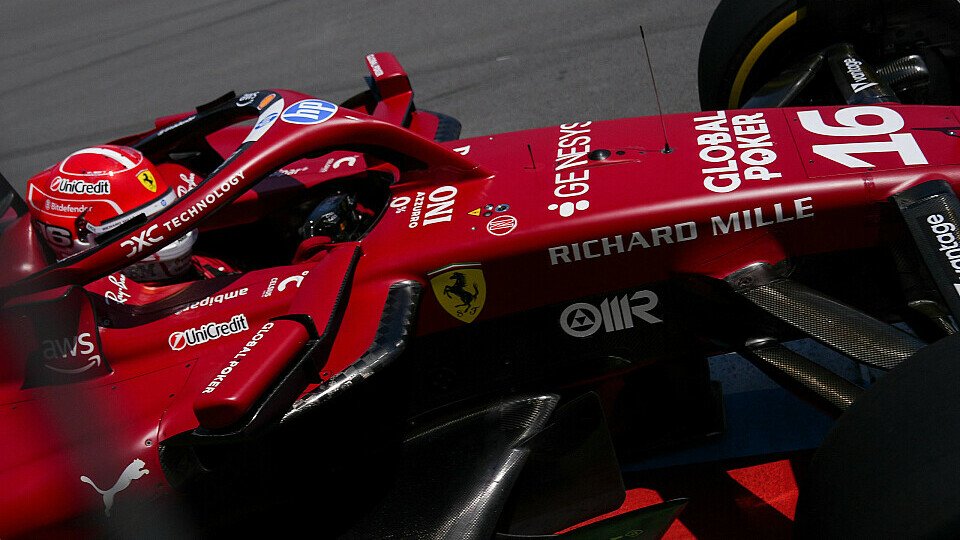 Charles Leclerc im Ferrari