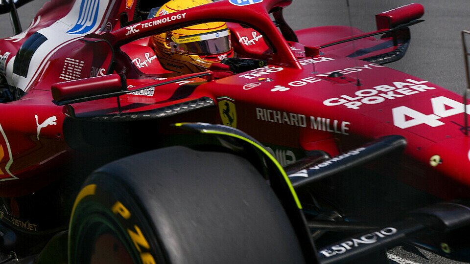Lewis Hamilton im Ferrari