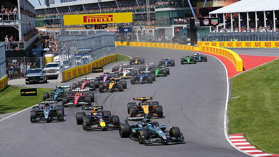 Der Start zum Kanada-GP 2025