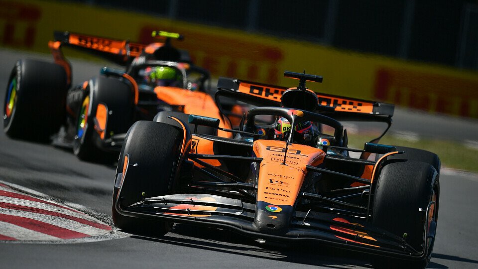 McLaren-Pilot Oscar Piastri vor Teamkollege Lando Norris
