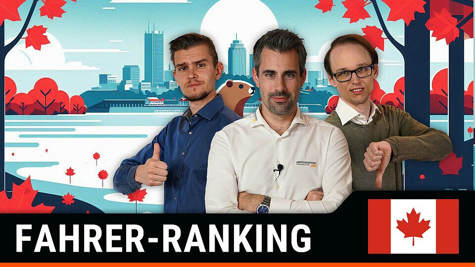 Die MSM-Redakteure Florian Niedermair, Christian Menath und Markus Steinrisser vor Kanada-Hintergrund