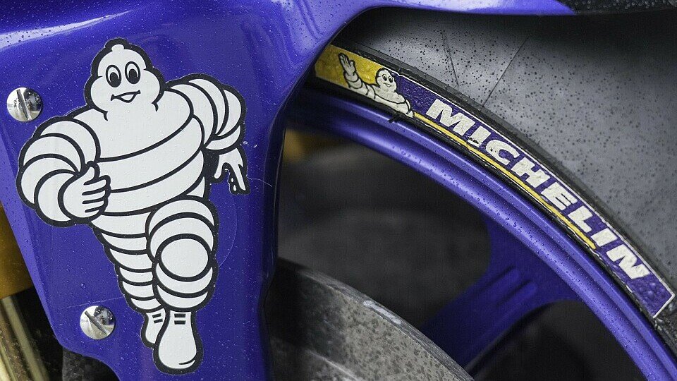 Michelin-Vorderreifen an einer MotoGP-Yamaha