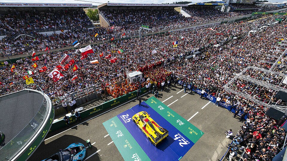 Das Podium bei den 24h Le Mans 2025