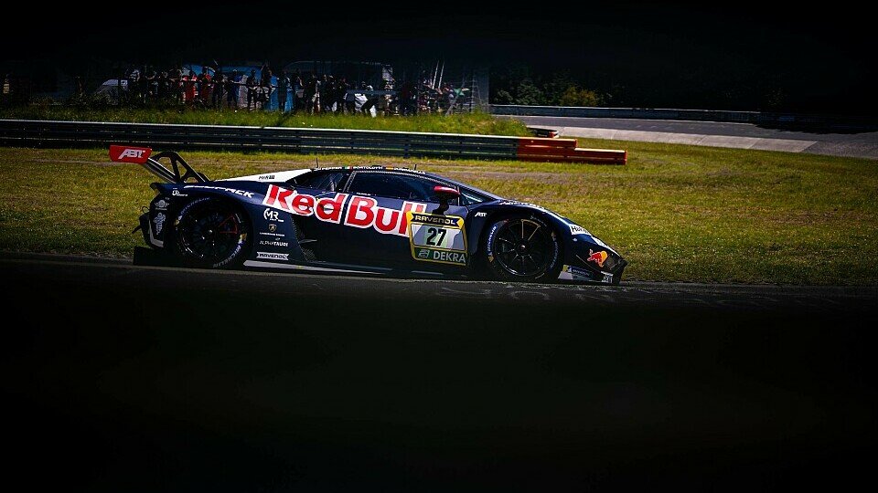 24h Nürburgring, #27, Red Bull Team ABT, Lamborghini, Pepper, Bortolotti, Juncadella