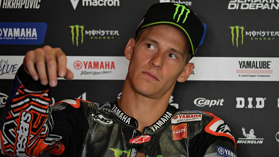 Fabio Quartararo in der Yamaha-Box