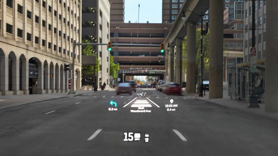Cadillac, Vistiq, Head-up-Display