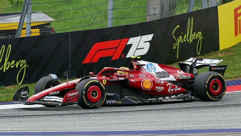 Lewis Hamilton im Ferrari