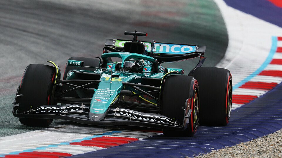 Lance Stroll im Aston Martin