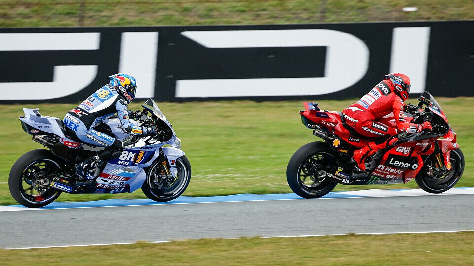 Alex Marquez fuhr hinter Marc Marquez, ohne Angriff, Foto: Tobias Linke