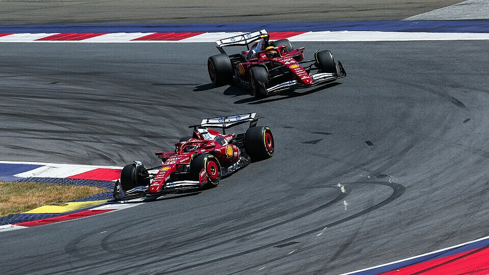 Charles Leclerc vor Ferrari-Teamkollege Lewis Hamilton Charles Leclerc vor Ferrari-Teamkollege Lewis Hamilton