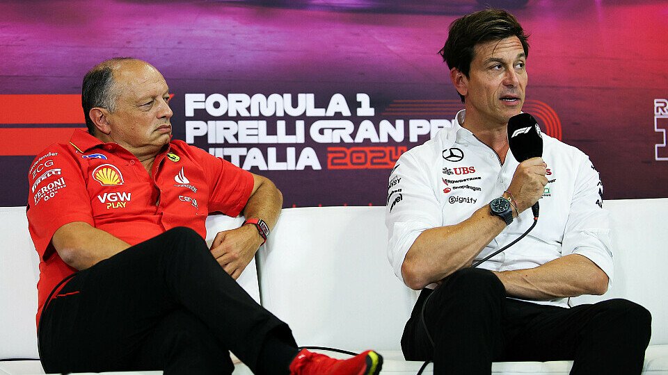 Fred Vasseur und Toto Wolff in der FIA-Pressekonferenz