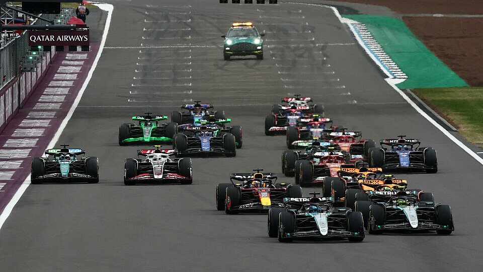 Der Start zum Großbritannien-GP 2024