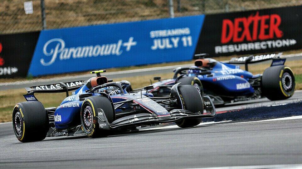 Carlos Sainz Jr. im Williams vor Teamkollege Alexander Albon