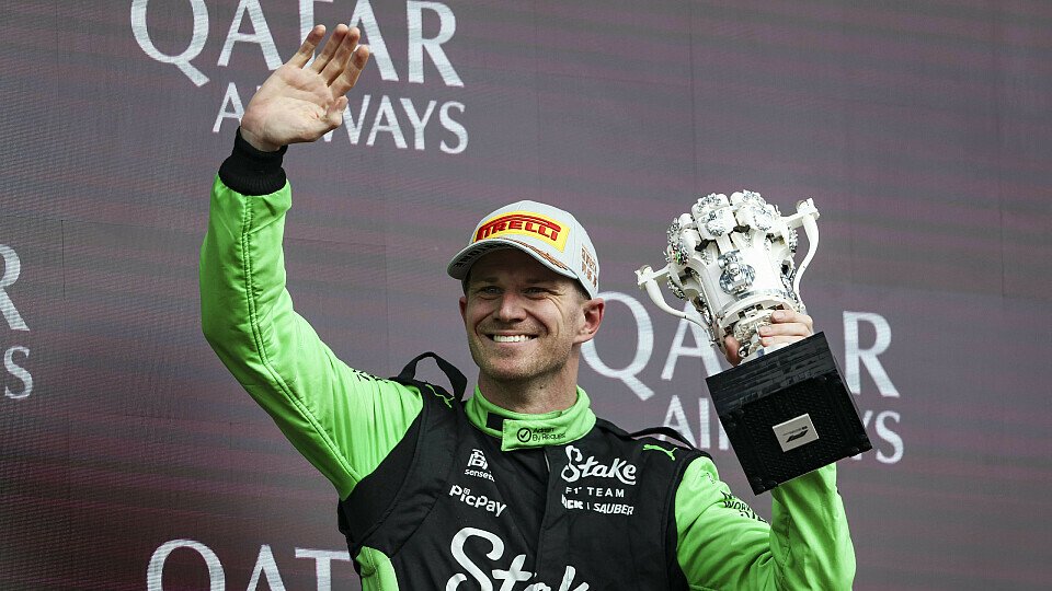 Sauber-Pilot Nico Hülkenberg feiert mit Platz 3 das erste Podium in seiner Karriere
