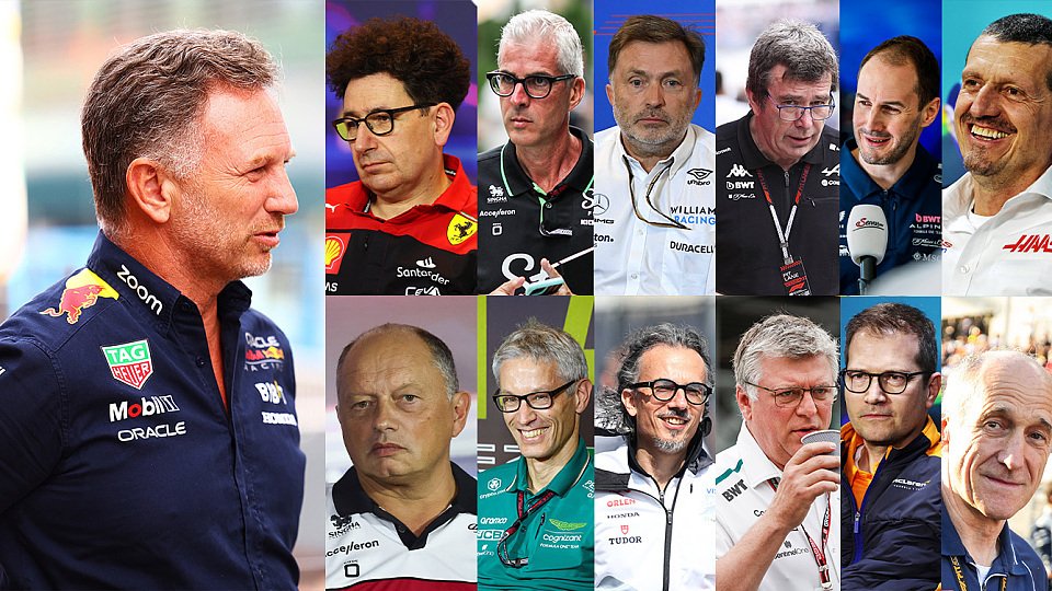 Eine Collage an gefeuerten F1-Teamchefs