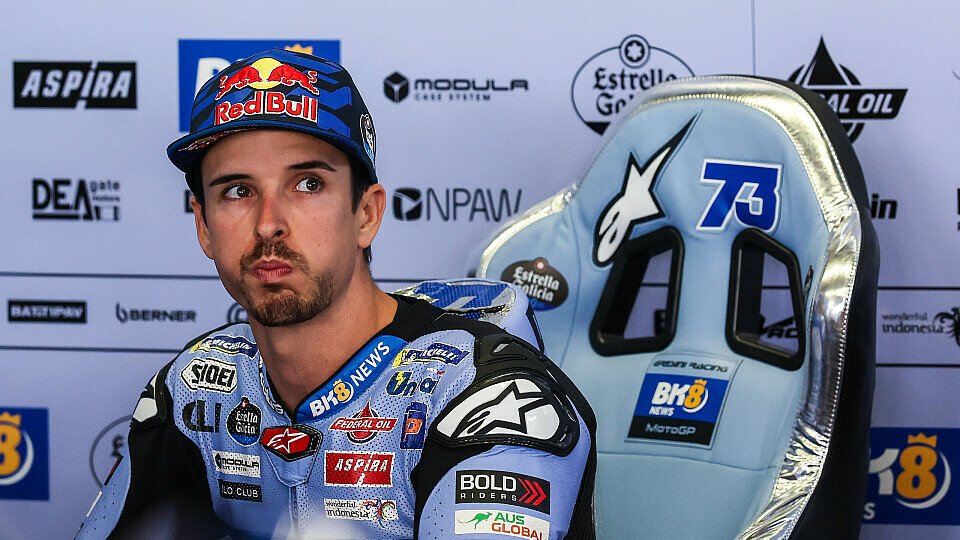Alex Marquez in der Gresini-Box