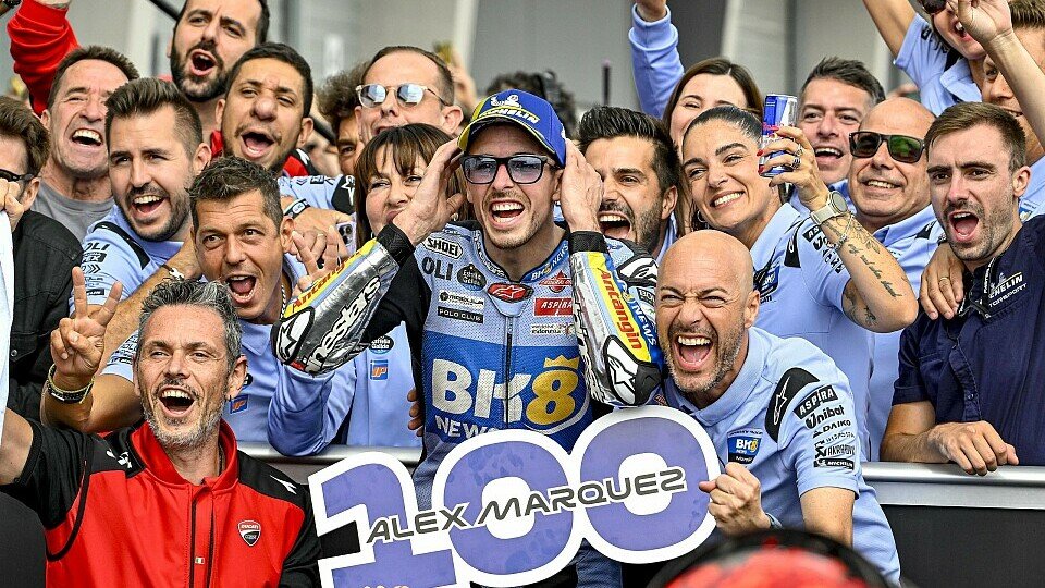 Alex Marquez feierte seinen 100. Grand Prix mit einem Podium