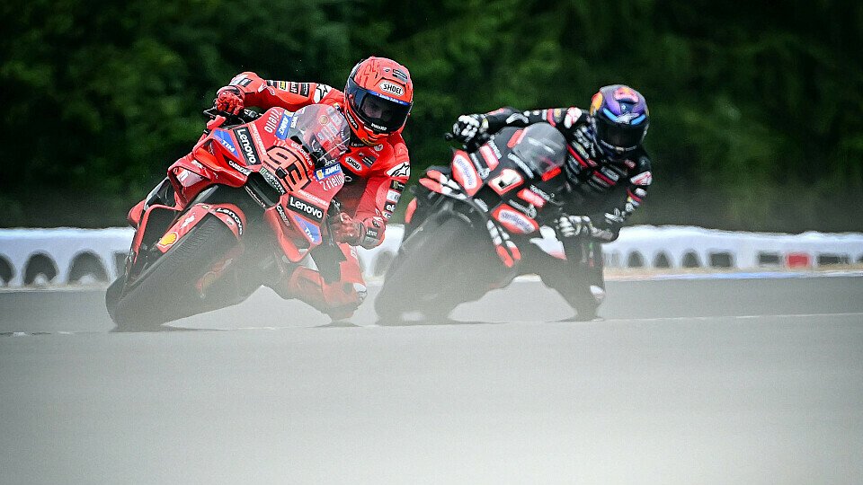 Marc Marquez und Jorge Martin im MotoGP-Training von Brünn