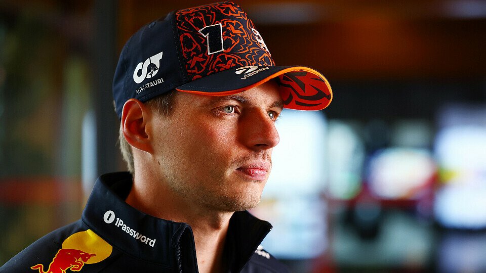 Red Bull-Fahrer Max Verstappen im Paddock