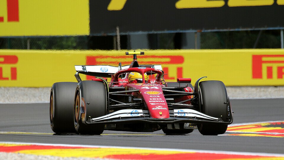 Lewis Hamilton im Ferrari