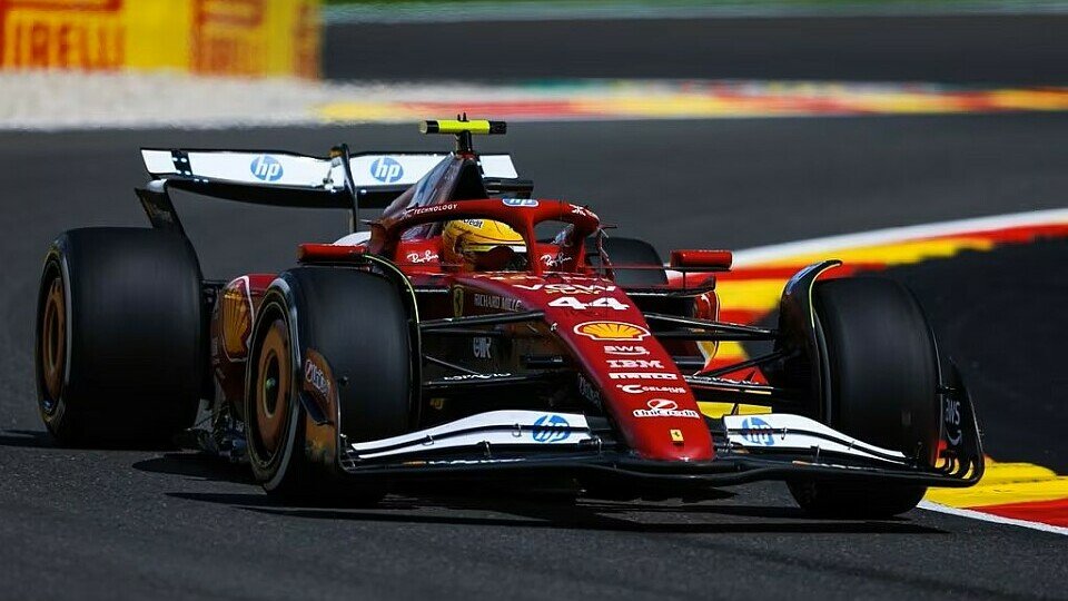 Lewis Hamilton im Ferrari