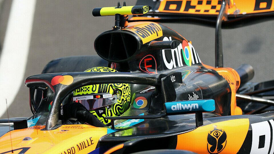 Lando Norris (McLaren) in der Boxengasse