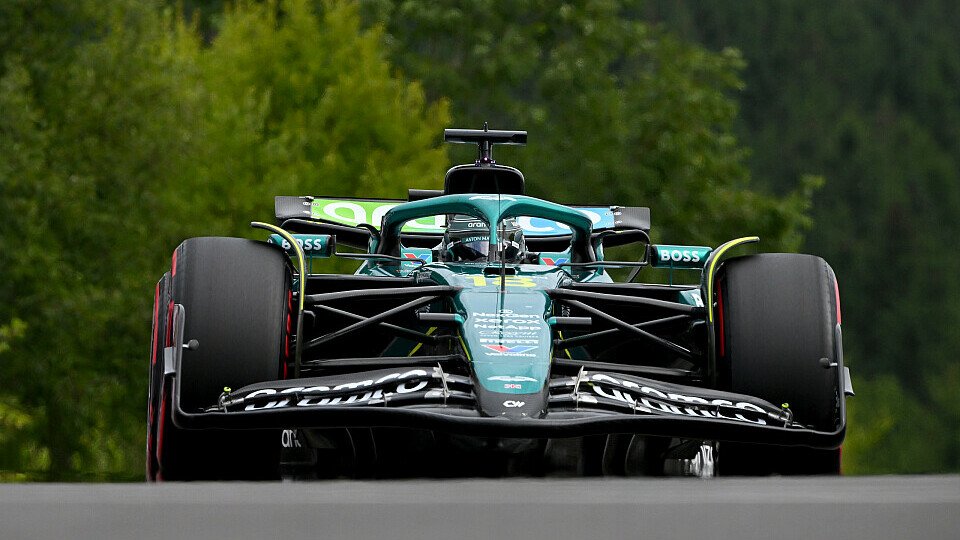 Lance Stroll im Aston Martin