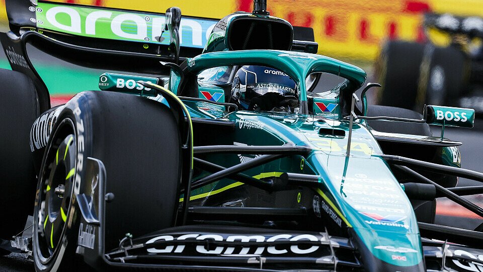 Aston Martin-Ersatzfahrer Felipe Drugovich beim 1. Training auf dem Hungaroring Aston Martin-Ersatzfahrer Felipe Drugovich beim 1. Training auf dem Hungaroring