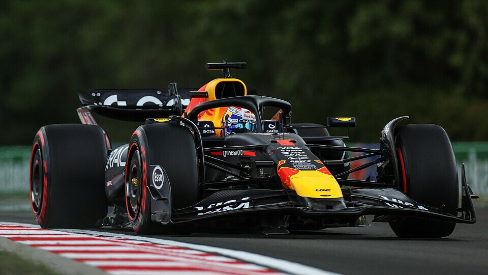 Max Verstappen im Red Bull beim 1. Training auf dem Hungaroring