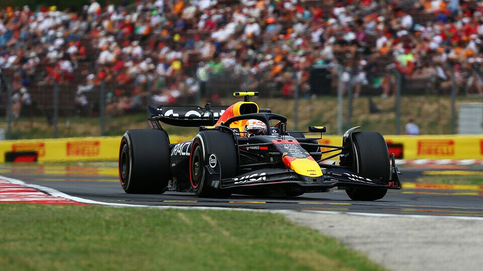 Yuki Tsunoda im Red Bull beim 1. Training auf dem Hungaroring