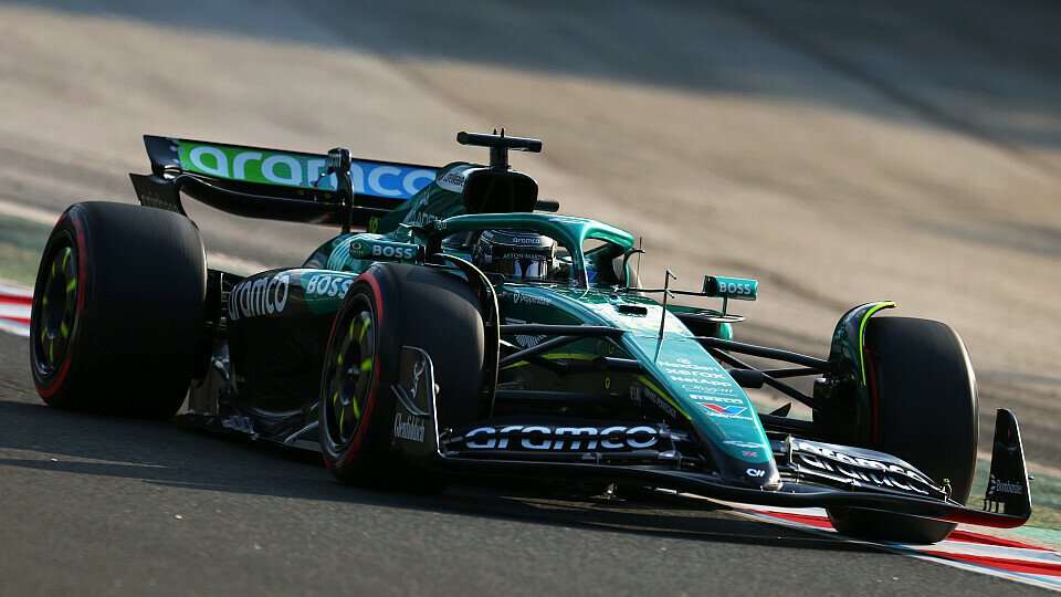 Lance Stroll im Aston Martin beim 3. Training auf dem Hungaroring