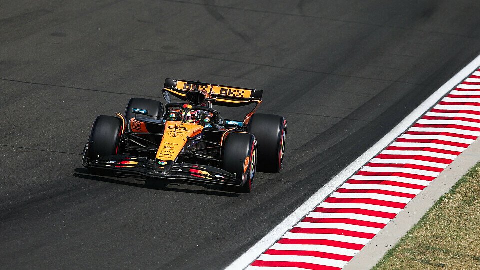Oscar Piastri im McLaren beim 3. Training auf dem Hungaroring