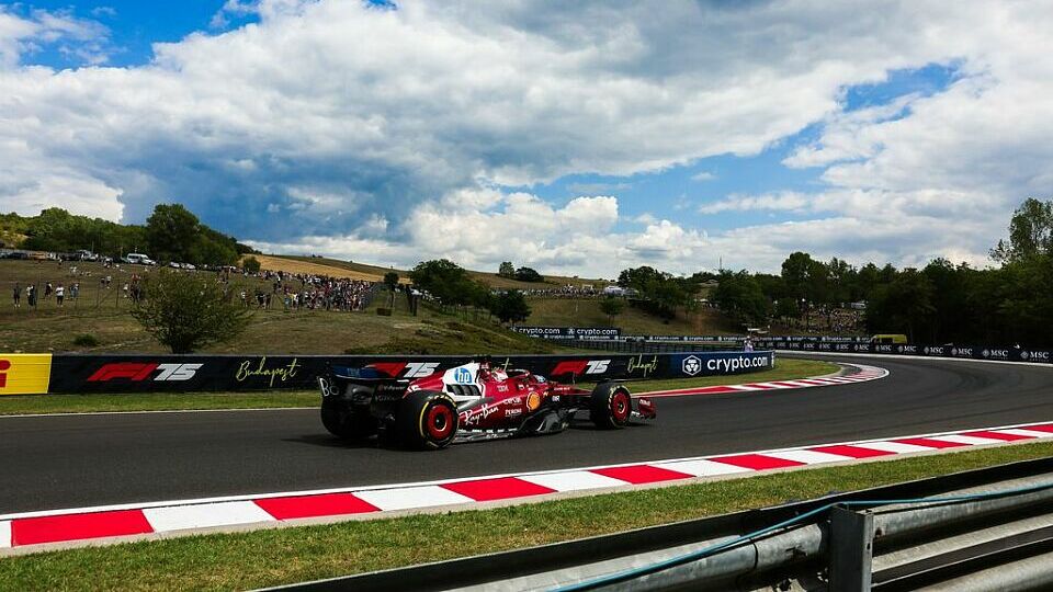 Charles Leclerc im Ferrari beim Qualifying auf dem Hungaroring