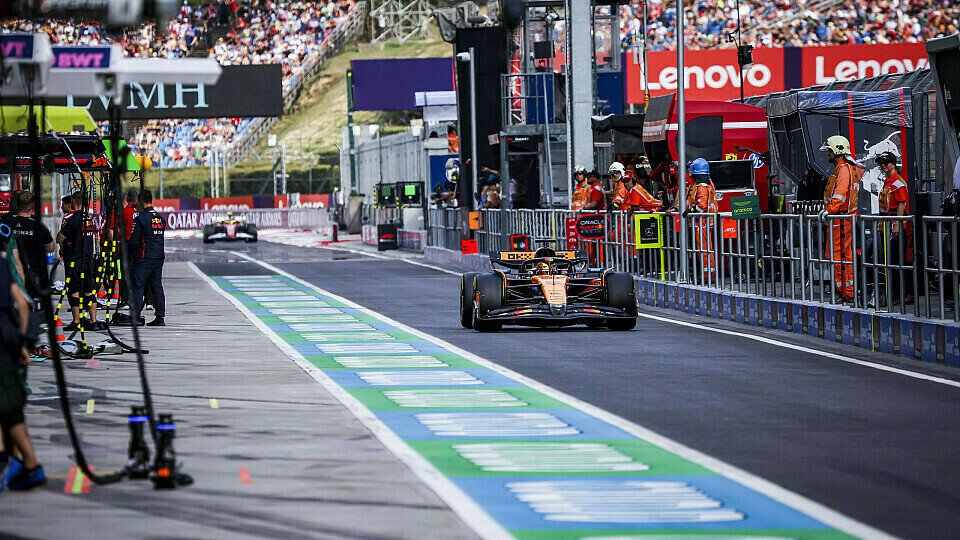 Oscar Piastri in der Boxengasse im Rahmen des Formel-1-Wochenendes in Budapest (Ungarn)