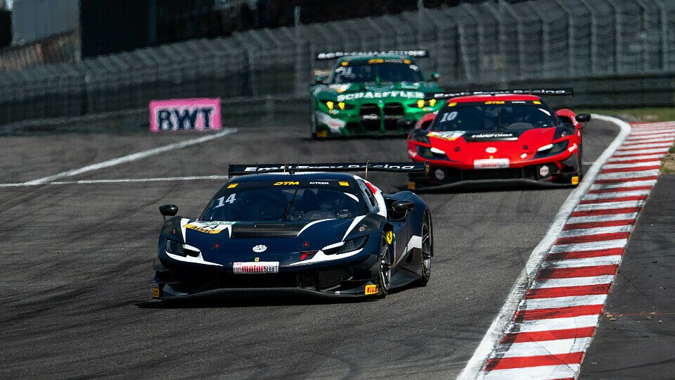 Jack Aitken mit Ferrari bei der DTM am Nürburgring Jack Aitken mit Ferrari bei der DTM am Nürburgring
