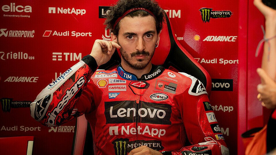 Francesco Bagnaia in der Ducati-Box Francesco Bagnaia in der Ducati-Box