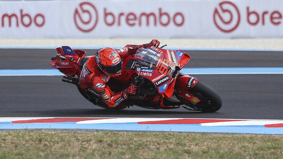 Marc Marquez hatte auch im Warm Up die Nase vorne, Foto: IMAGO / Zsombor Toth