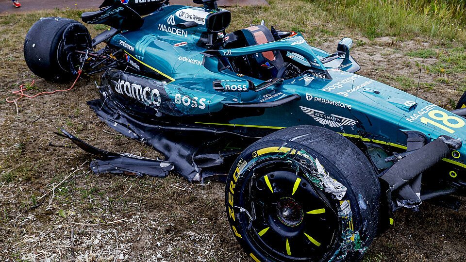 Unfallwagen von Lance Stroll 