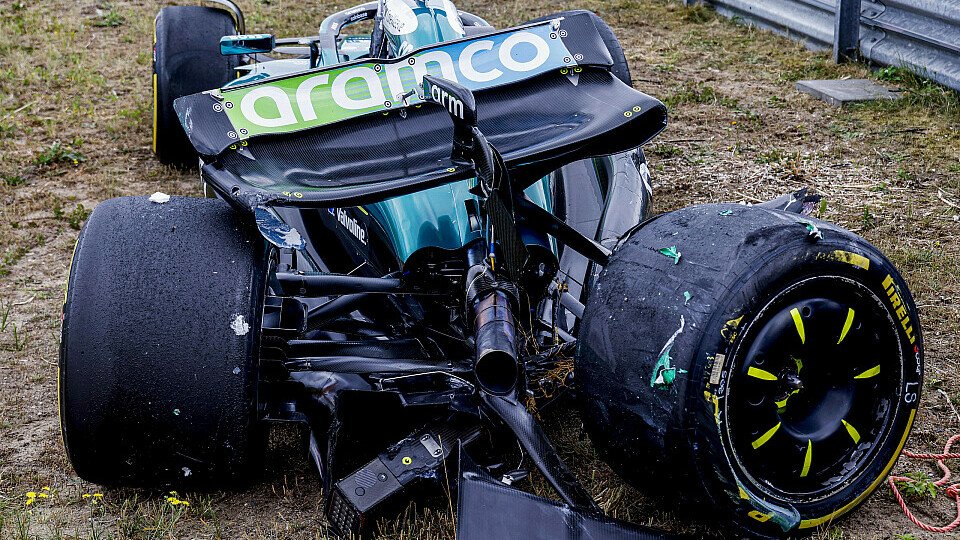 Unfallwagen von Lance Stroll