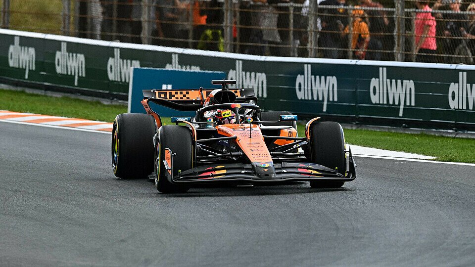 Oscar Piastri am Samstag im 3. Training bei der Formel 1 in Zandvoort auf der Strecke