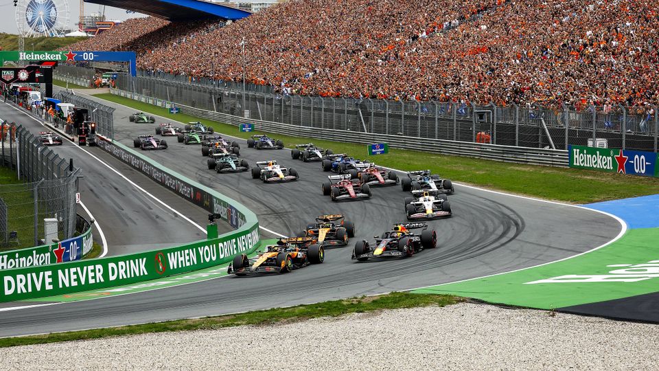 Der Start bei der Formel 1 in Zandvoort Der Start bei der Formel 1 in Zandvoort