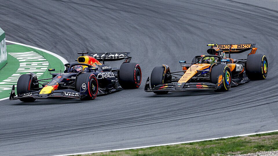 Max Verstappen vs. Lando Norris im Rennen der Formel 1 in Zandvoort