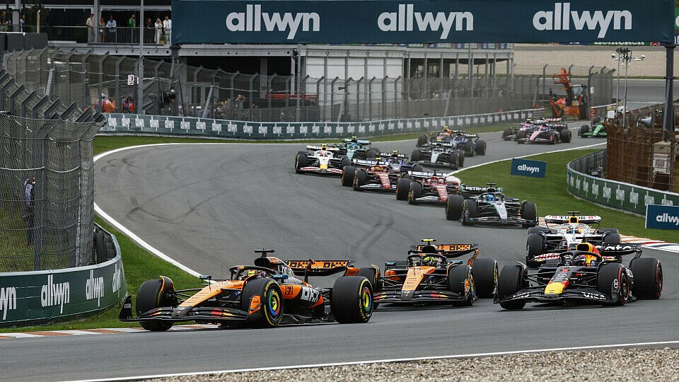 Der Start zum Rennen der Formel 1 in Zandvoort Der Start zum Rennen der Formel 1 in Zandvoort