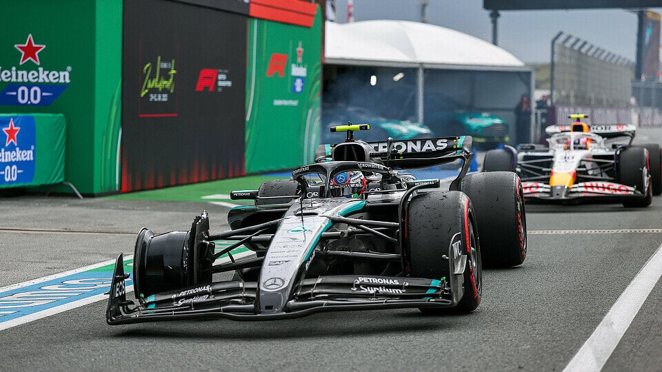 Kimi Antonelli in der Boxengasse in Zandvoort.