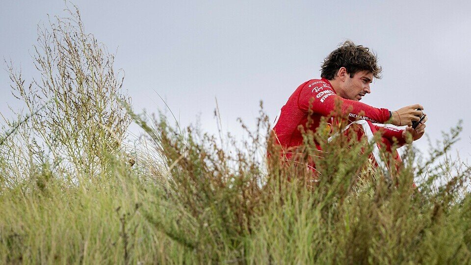 Charles Leclerc nach dem Ausfall in Zandvoort Charles Leclerc nach dem Ausfall in Zandvoort