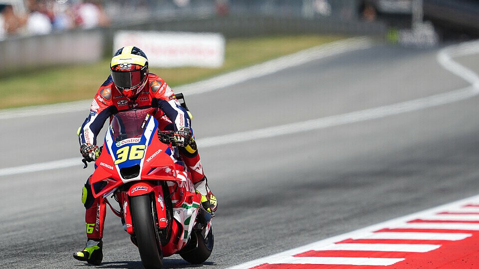 Joan Mir durfte sich über Platz eins im FP2 freuen, Foto: Honda Racing Corporation
