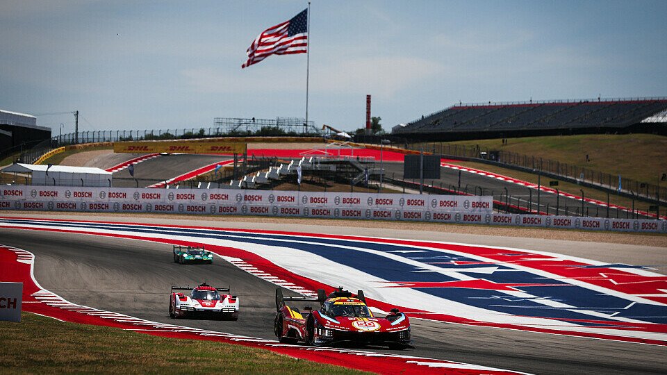 Ferrari auf dem Circuit of the Americas beim Training für die 6h von Austin